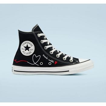 Converse Chuck Taylor All Star Made With Love Hi Cierne - Panske Vysoké Tenisky